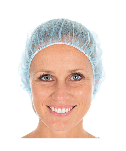 HygoNorm Filet à cheveux bouffant Bettina Eco PP, bleu (53 cm)