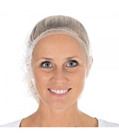 Filet à cheveux « Micromesh Soft » en nylon, blanc