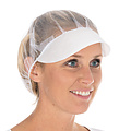 HygoStar Filet à cheveux en nylon avec visière Honeycomb, blanc