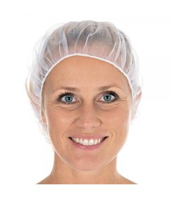 Filet à cheveux en nylon « Micromesh », blanc