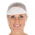 HygoStar Filet à cheveux avec visière en nylon « Micromesh », blanc