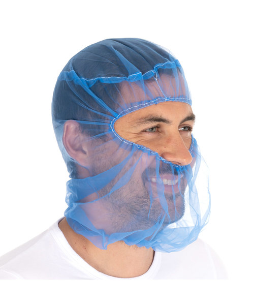 Astro haarmuts 'Micromesh' nylon, blauw