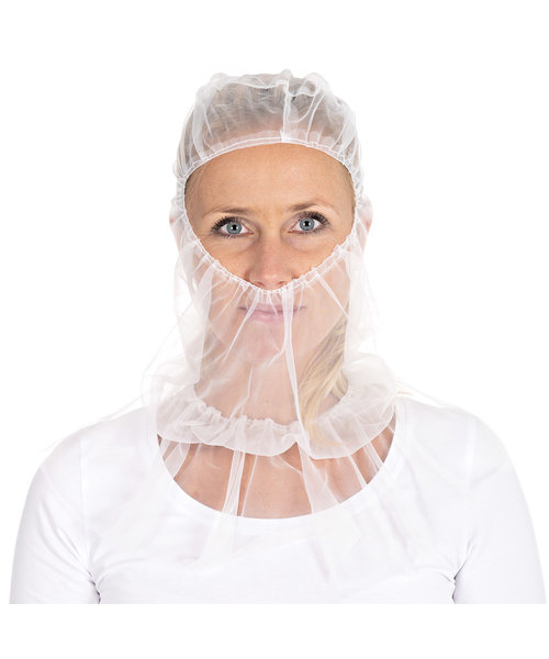 Bonnet Astro « Micromesh » avec cape en nylon, blanc