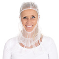 Bonnet Astro « Micromesh » avec cape en nylon, blanc