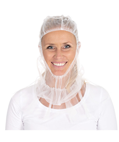Bonnet Astro « Micromesh » avec cape en nylon, blanc