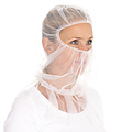 Bonnet Astro « Micromesh » avec cape en nylon, blanc
