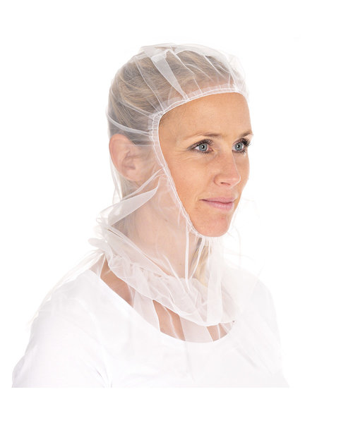 Bonnet Astro « Micromesh » avec cape en nylon, blanc