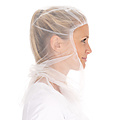 Bonnet Astro « Micromesh » avec cape en nylon, blanc