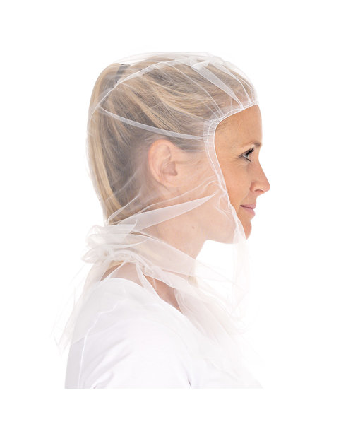 Bonnet Astro « Micromesh » avec cape en nylon, blanc