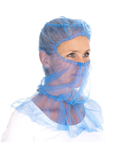 Bonnet Astro « Micromesh » avec cape en nylon, bleu