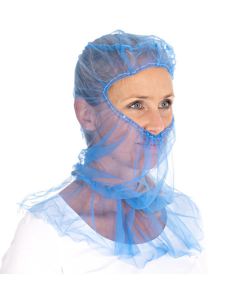 Astro haarmuts 'Micromesh' met cape nylon, blauw