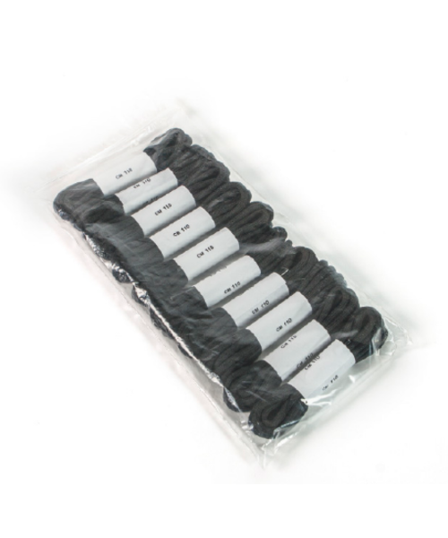Sixton Lacets Sixton 110 cm, noir (10 paires)