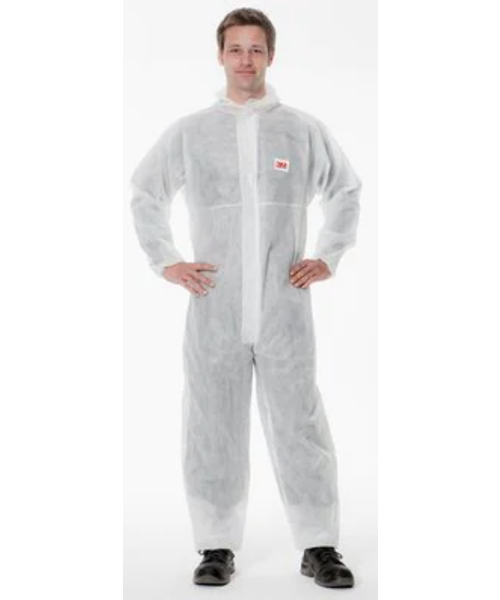 3M Combinaison 3M 4500 avec capuche PP, blanche (45 g) / boîte de 20 pièces