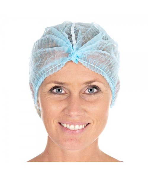 HygoStar Filet à cheveux Clip Cap détectable PP, 50 cm, bleu