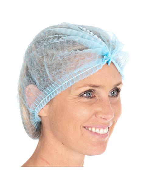 HygoStar Filet à cheveux Clip Cap détectable PP, 50 cm, bleu