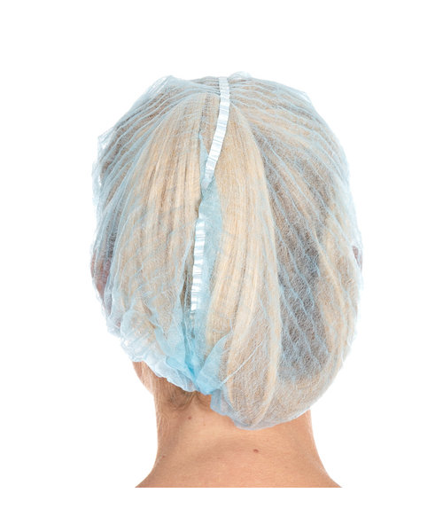 HygoStar Filet à cheveux Clip Cap détectable PP, 50 cm, bleu