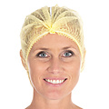 HygoStar Filet à cheveux Clip Cap détectable PP, 50 cm, jaune