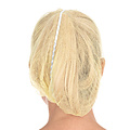 HygoStar Filet à cheveux Clip Cap détectable PP, 50 cm, jaune
