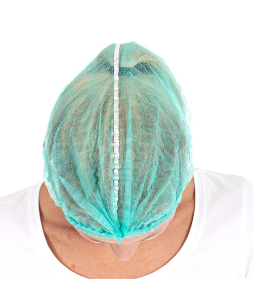 HygoStar Filet à cheveux Clip Cap détectable PP, 50 cm, vert