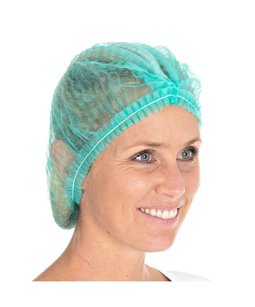 HygoStar Filet à cheveux Clip Cap détectable PP, 50 cm, vert