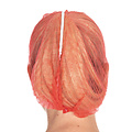 HygoStar Filet à cheveux Clip Cap détectable PP, 50 cm, rouge