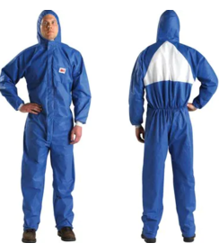 Combinaison 3M 4530 type 5/6 ignifuge, poignets, bleue