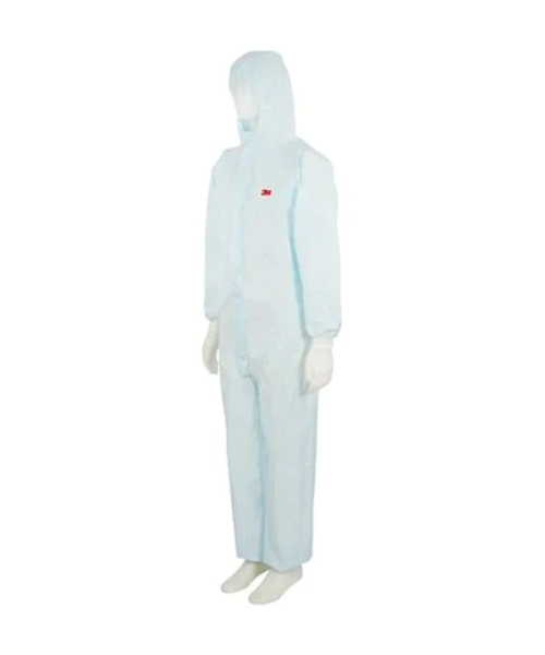 3M Combinaison 3M 4532+ type 5/6 SSMMS résistante à l'huile, manchette, blanche / boîte de 20 pièces