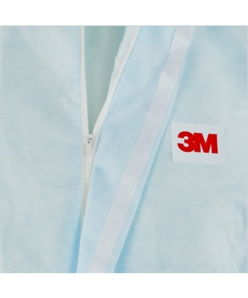 3M Combinaison 3M 4532+ type 5/6 SSMMS résistante à l'huile, manchette, blanche / boîte de 20 pièces