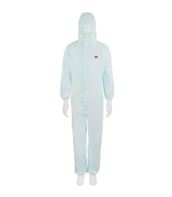 Combinaison 3M 4532+ type 5/6 SSMMS résistante à l'huile, manchette, blanche