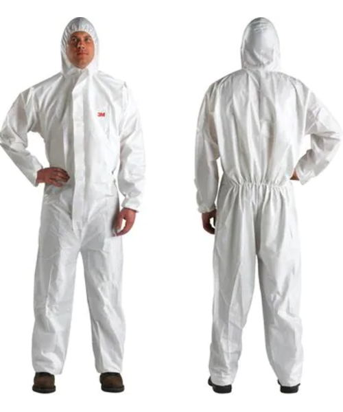 3M Combinaison 3M 4510 type 5/6 laminée, avec élastiques, blanche / boîte de 20 pièces