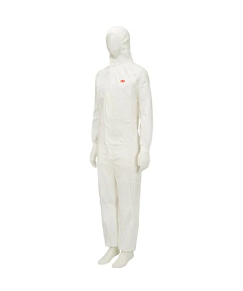 3M Combinaison 3M 4545 type 5/6 laminée, poignets, blanche / boîte de 20 pièces