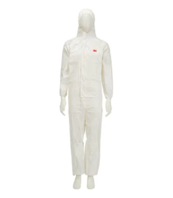 Combinaison 3M 4545 type 5/6 laminée, poignets, blanche