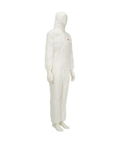 3M Combinaison 3M 4545 type 5/6 laminée, poignets, blanche / boîte de 20 pièces