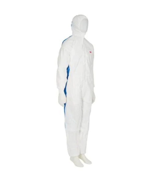 3M Combinaison 3M 4535 type 5/6 cool, poignets, blanc/bleu/boîte de 20 pièces