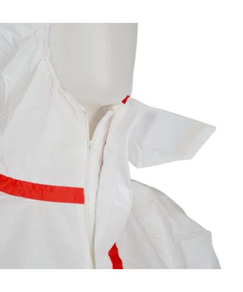 3M Combinaison 3M 4565 type 4/5/6 laminée, poignets, blanche / boîte de 20 pièces