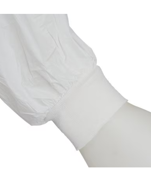 3M Combinaison 3M 4565 type 4/5/6 laminée, poignets, blanche / boîte de 20 pièces