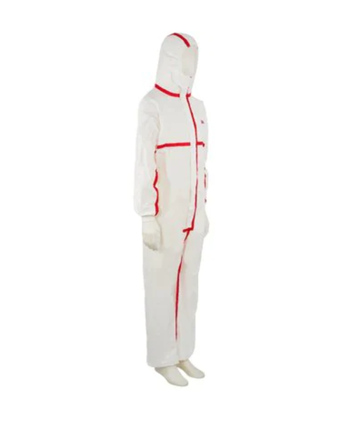 3M Combinaison 3M 4565 type 4/5/6 laminée, poignets, blanche / boîte de 20 pièces