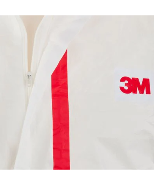 3M Combinaison 3M 4565 type 4/5/6 laminée, poignets, blanche / boîte de 20 pièces