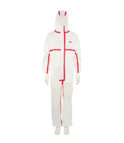 Combinaison 3M 4565 type 4/5/6 laminée, poignets, blanche