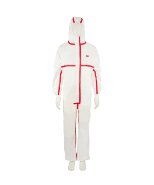 3M Combinaison 3M 4565 type 4/5/6 laminée, poignets, blanche / boîte de 20 pièces