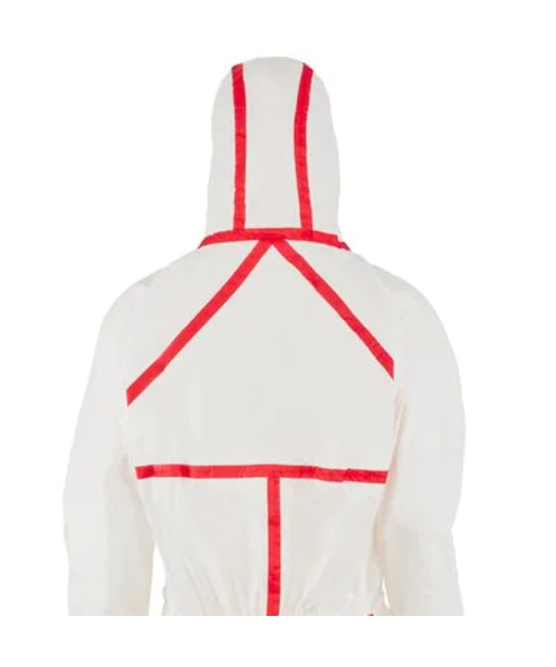 3M Combinaison 3M 4565 type 4/5/6 laminée, poignets, blanche / boîte de 20 pièces