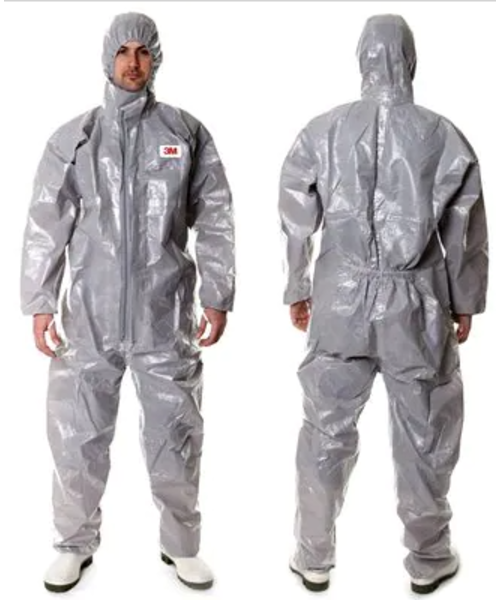 3M Combinaison 3M 4570 type 3 avec élastiques, grise / boîte de 12 pièces