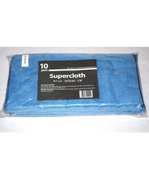 Bewima Chiffon en microfibre bleu, 40 x 40 cm