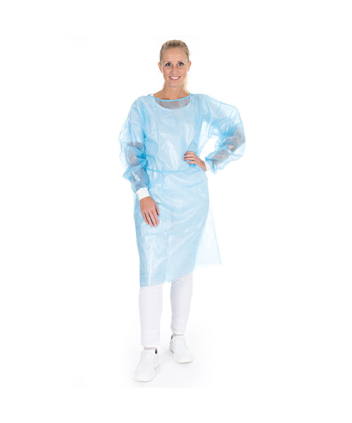 HygoStar Toga en PP/PE avec cordons au cou et aux poignets, bleu
