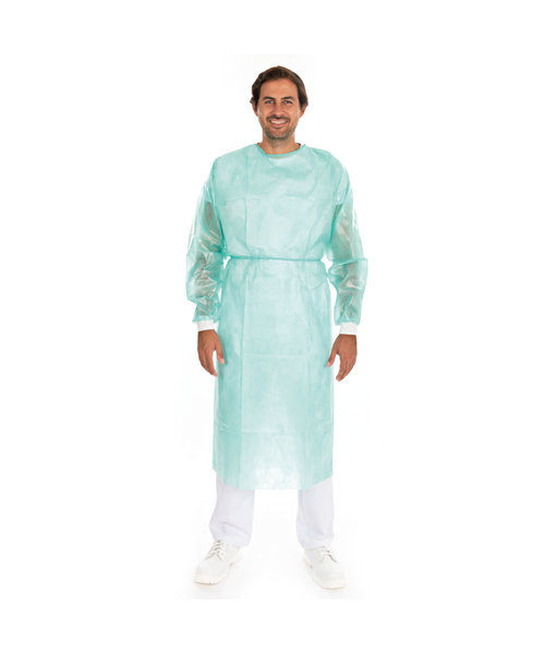 HygoStar Toga en PP/PE avec cordons au cou et aux poignets, vert