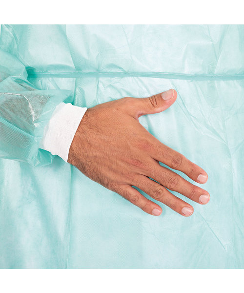 HygoStar Toga en PP/PE avec cordons au cou et aux poignets, vert