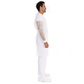 HygoStar Blouse patient « Eco » avec poignets tricotés PP, blanche