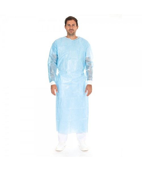 HygoStar Beschermende jas 'Ultra Protect' PP/PE-coating, blauw