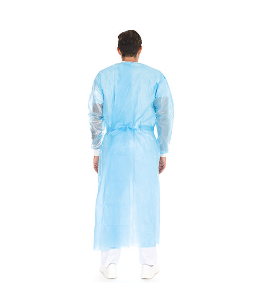 HygoStar Veste de protection « Ultra Protect » avec revêtement PP/PE, bleue