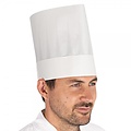 HygoStar Toque de chef « Original » en papier absorbant, sans couronne, blanche (21 cm)